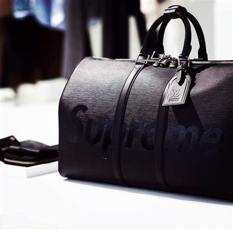 louis vuitton supreme keepall 55|Louis Vuitton Keepall 55 bandouliere.